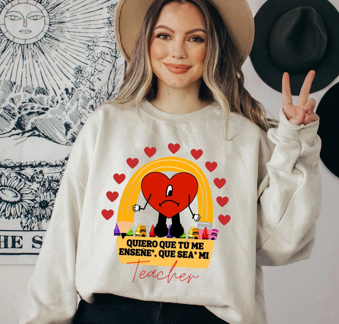 Baby Benito Is My Valentine Shirt, Bunny Bad Bunny Merch - Bring Your  Ideas, Thoughts And Imaginations Into Reality Today