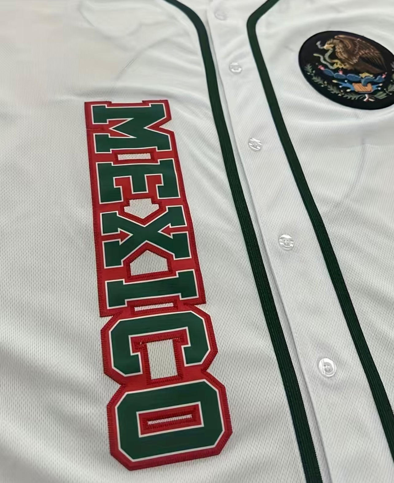 Mexico White Baseball Jersey