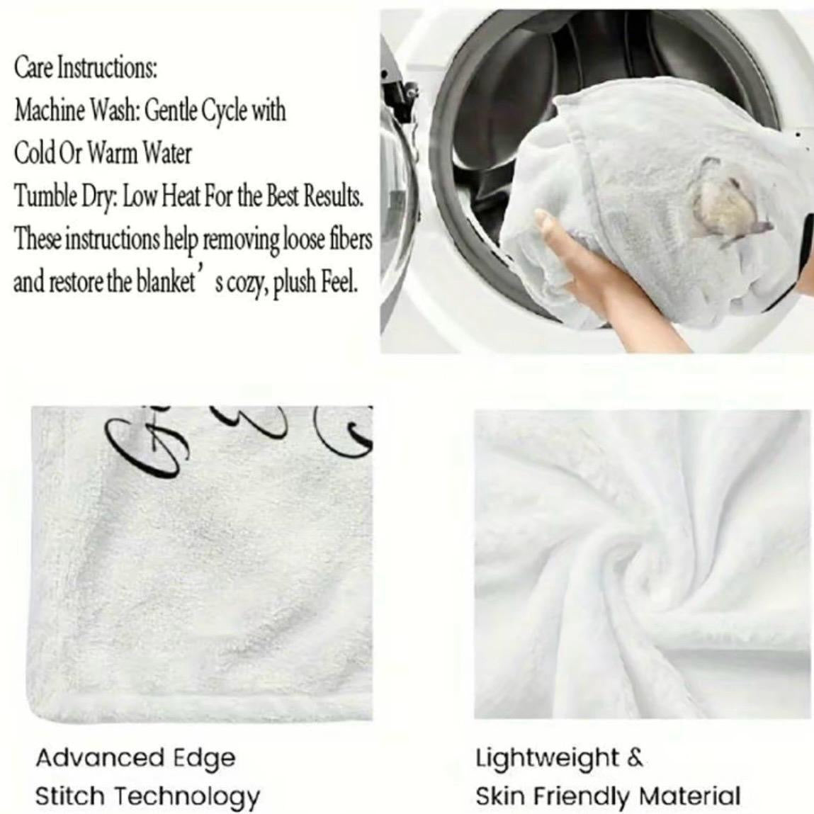 Concha heart Blanket