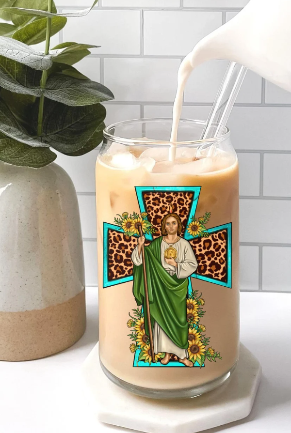 San Judas Glass Cup