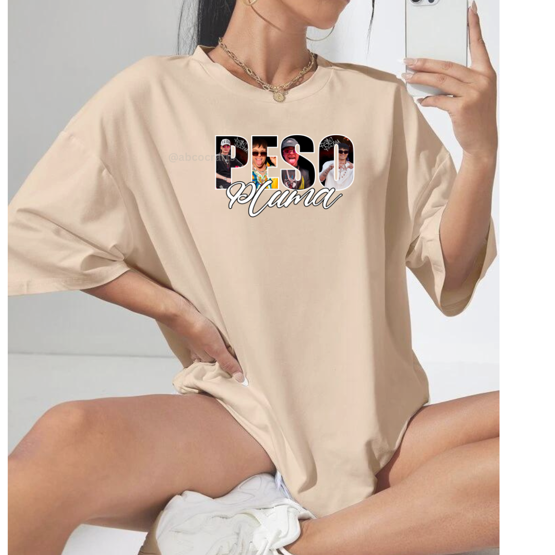 PESO PLUMA block letters T-SHIRT