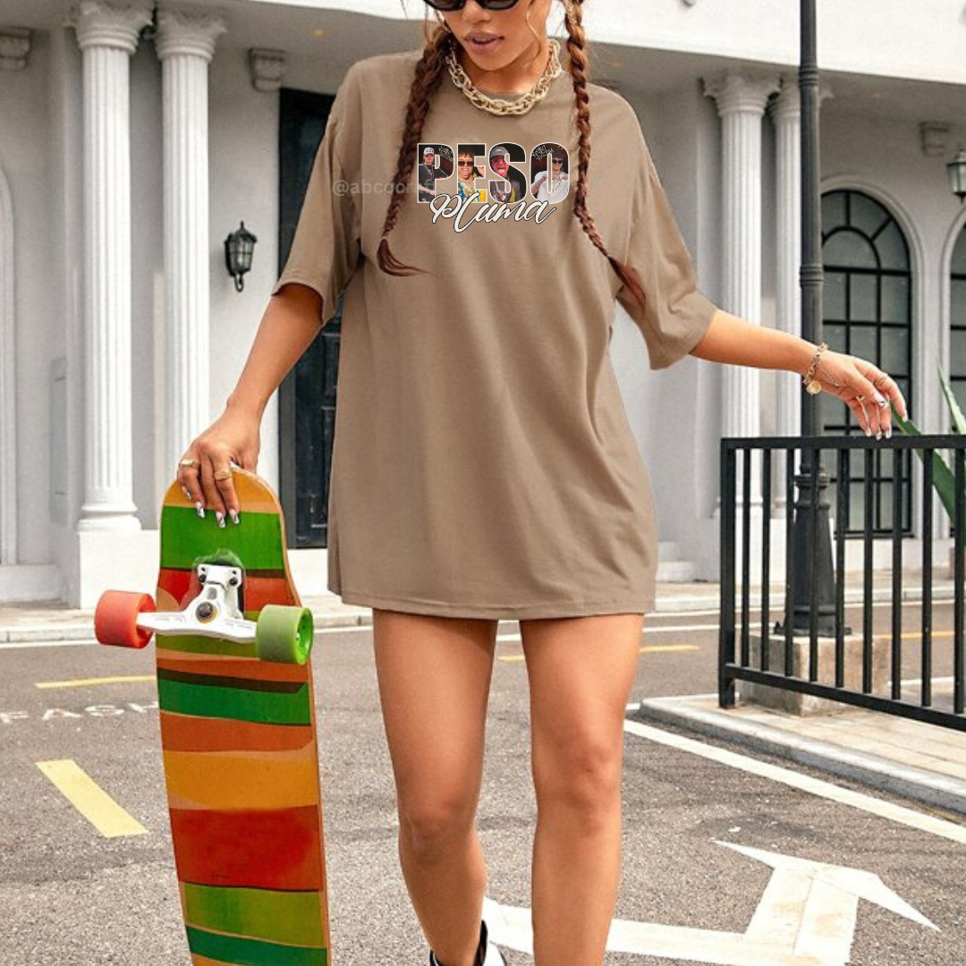 PESO PLUMA block letters T-SHIRT