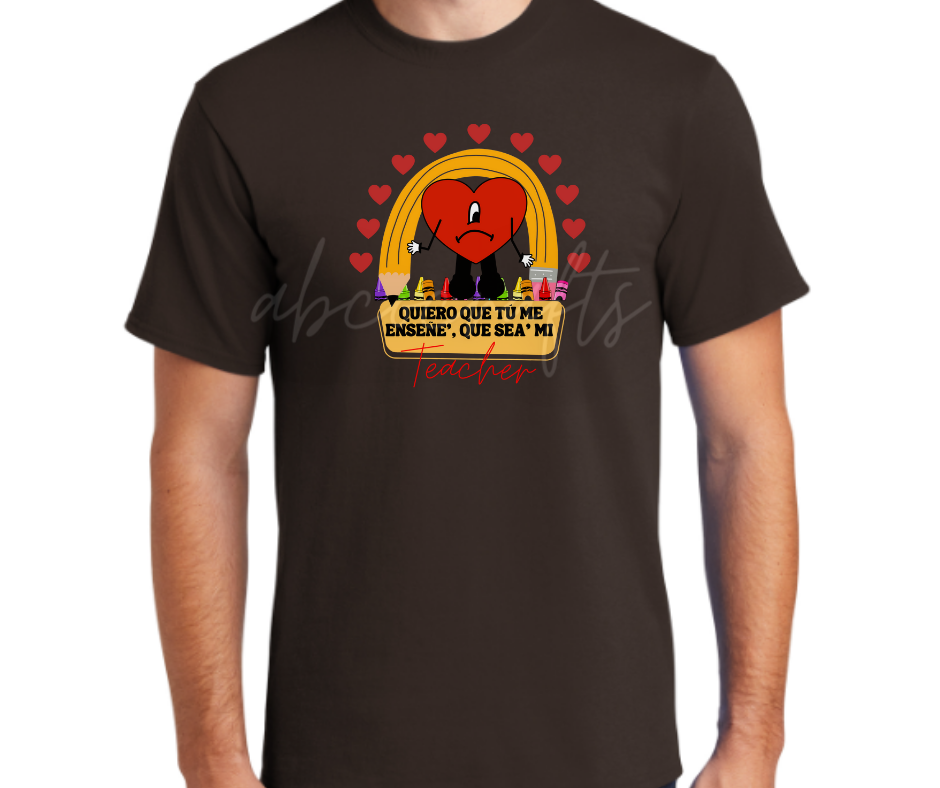 Quiero Que Seas Mi Teacher Shirt
