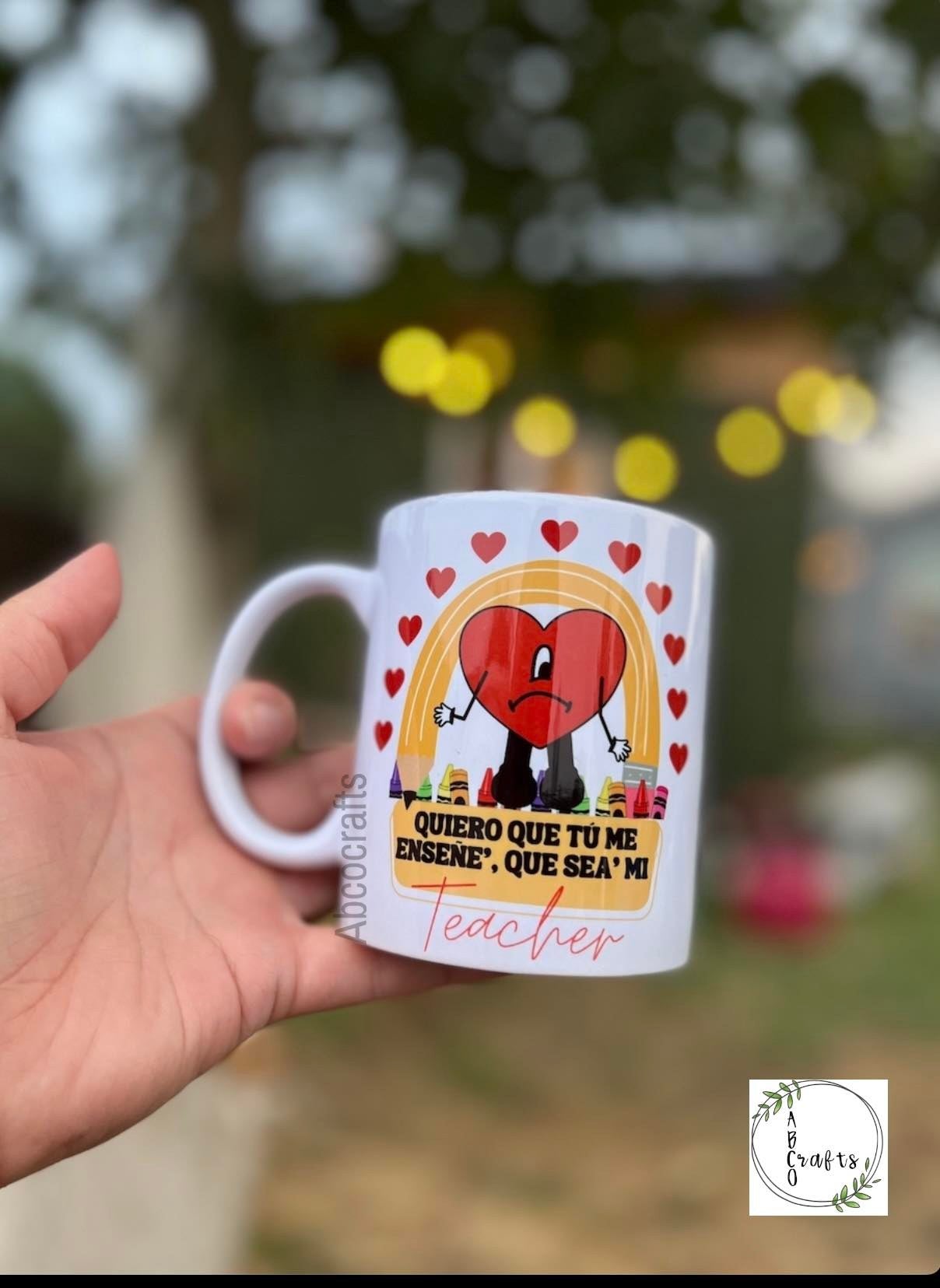 Quiero Que Seas Mi Teacher Cups