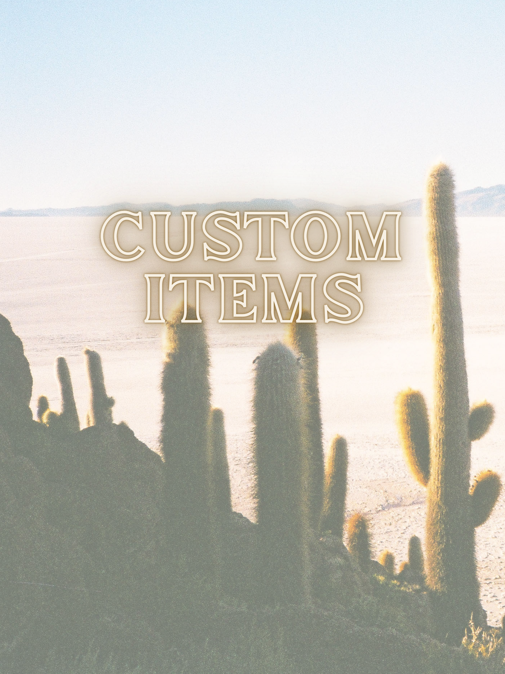 CUSTOM ITEMS – AbcoCrafts