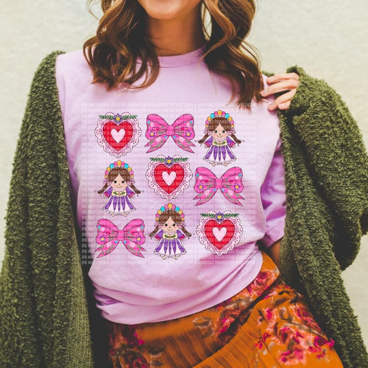 Mexican dolls tshirt