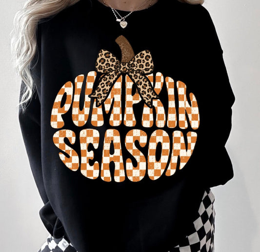 PUMPKIN SEASON CHECKERED