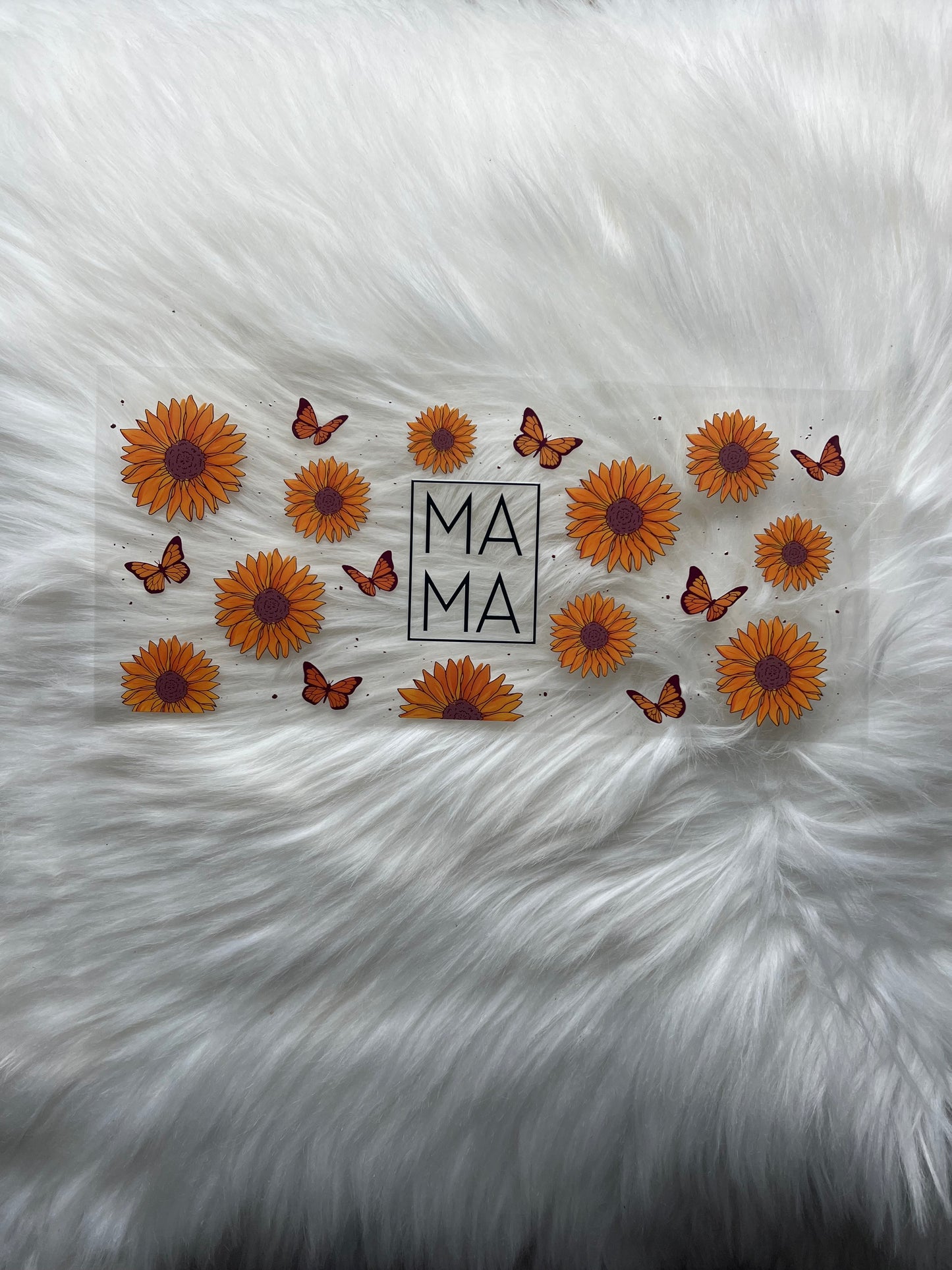 Yellow Mama Glass Cup