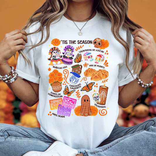 Dia de Los Muertos Tshirt or Crew