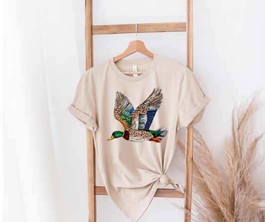 Mallard Duck Tshirt or Crew