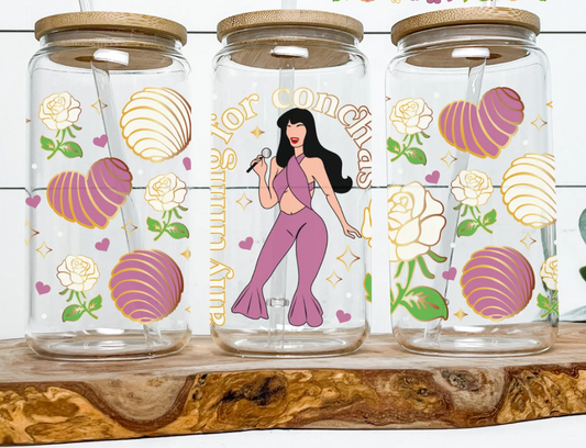 anything for conchas Glass Cup