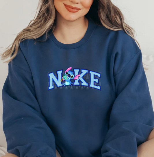 BLUE ALIEN TSHIRT OR CREW