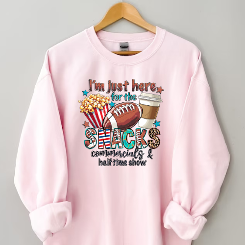 JUST HERE FOR THE SNACKS