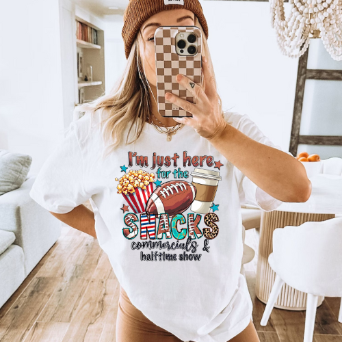 JUST HERE FOR THE SNACKS