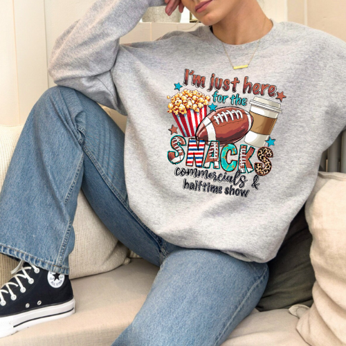 JUST HERE FOR THE SNACKS