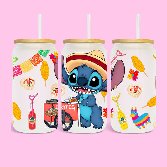 Alien Cart Glass Cup