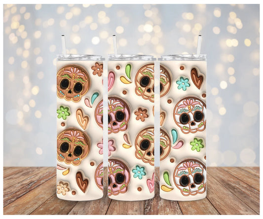 Sugar skull Tumbler