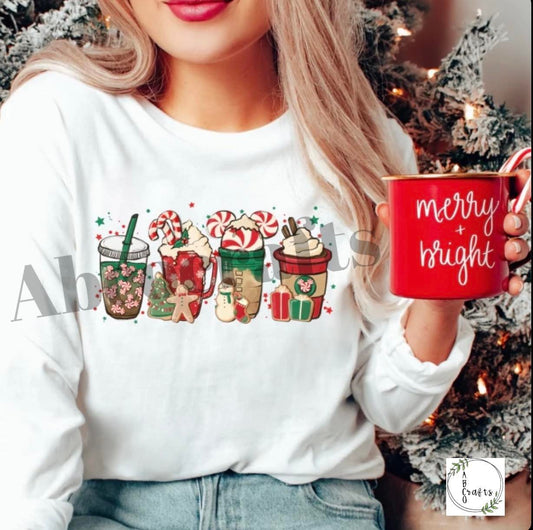 Christmas Lattes Crewneck (RTS)