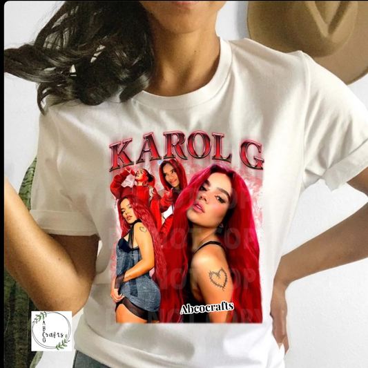 Red Karol G Shirt